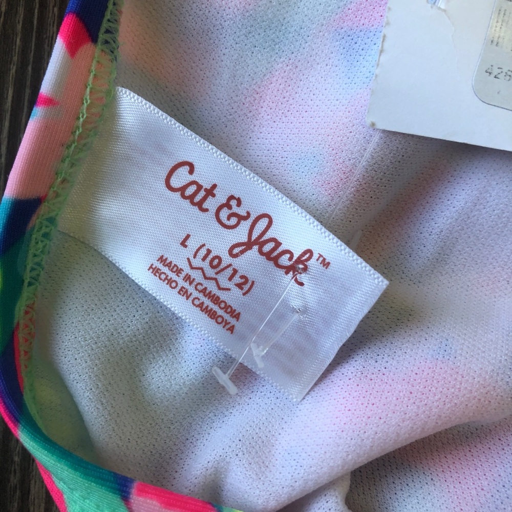 Cat & Jack Pink & Purple Floral Pattern Bottoms - Picture 5 of 6